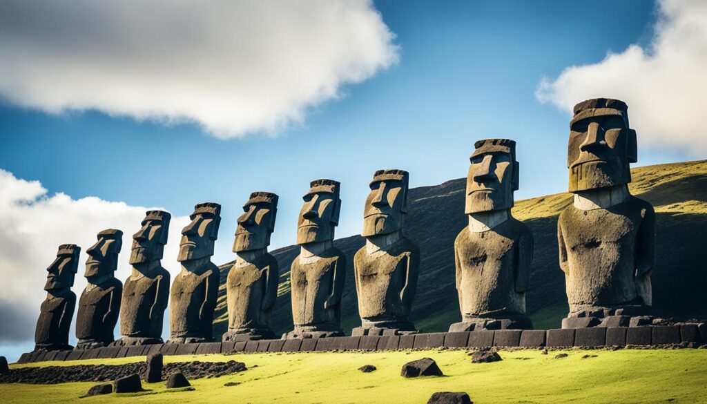 Moai statues