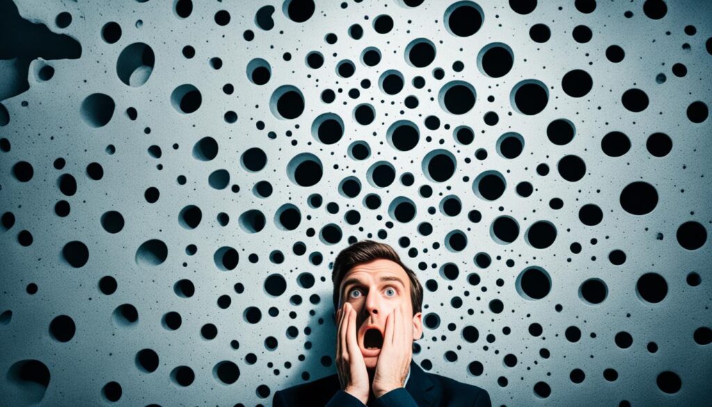 fear of clustered holes