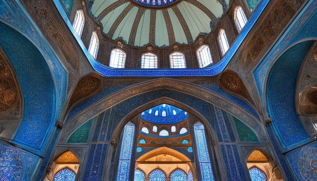 visiting the Blue Mosque